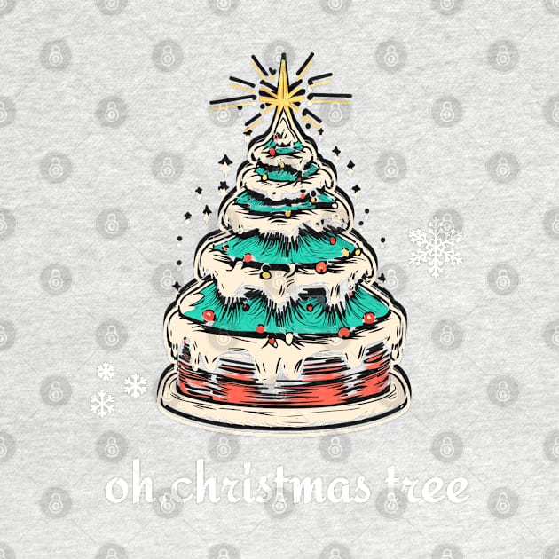 Oh, Christmas tree - Christmas tree cake by Syntax Wear